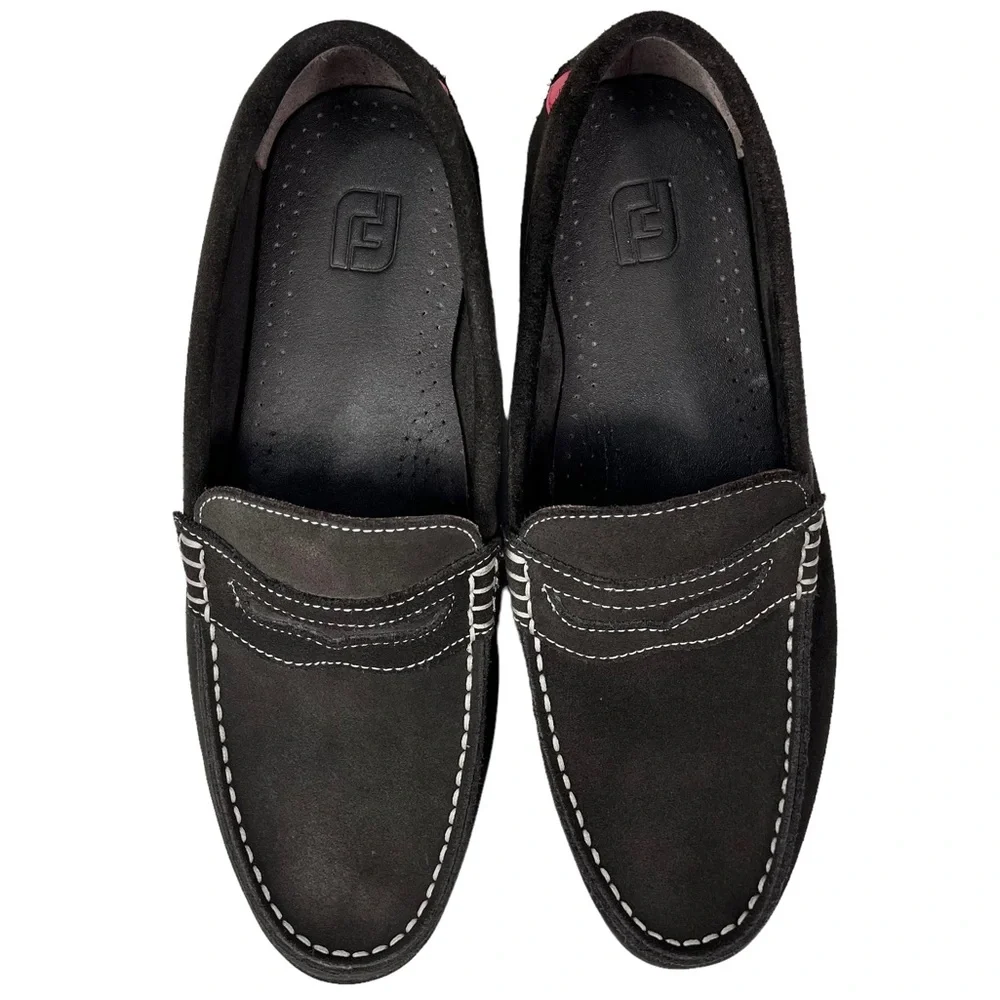FootJoy Club Casual Brown Suede‎ Comfort Penny Loafer 79038 Men’s Size 9
